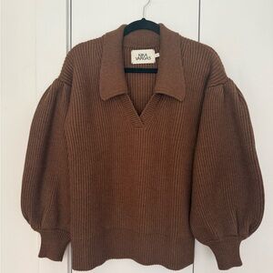 KIKA VARGAS Greta 100% Extrafine Merino Wool Sweater